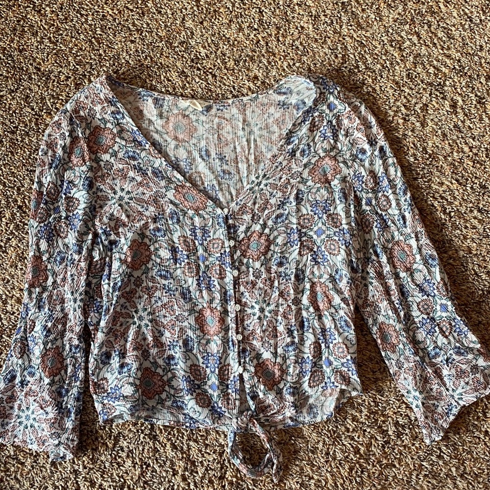 Lightweight floral shirt